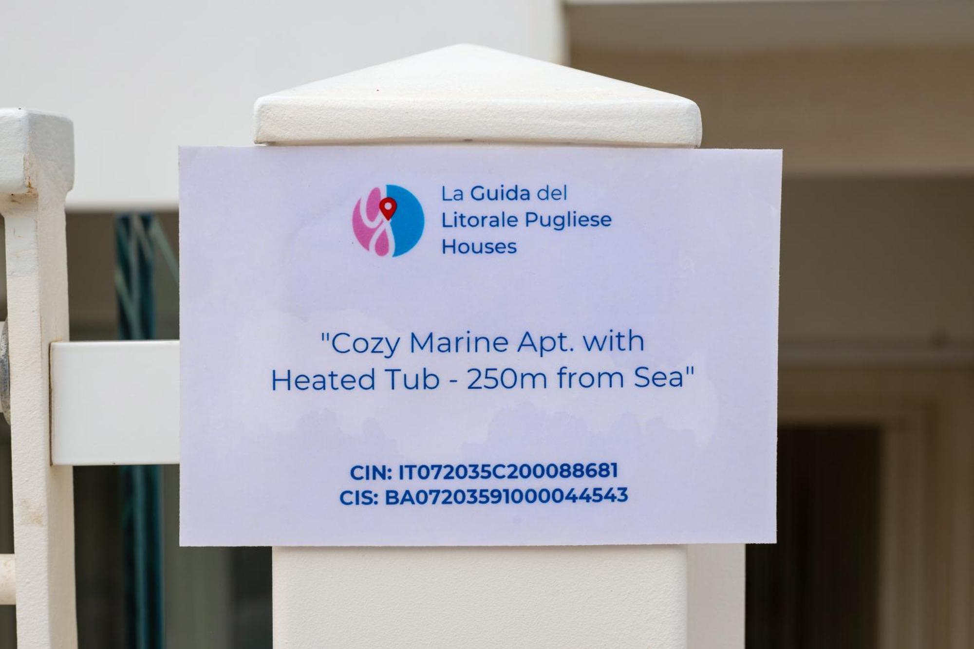 Cozy Marine Apt With Jacuzzi - 250Mt From Sea بولينيانو آ ماري المظهر الخارجي الصورة